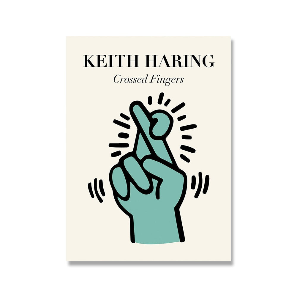 Keith Haring | CROSSED FINGERS