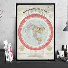Flat Earth World Map