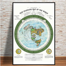 Flat Earth World Map