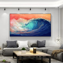 Giant Wave at Sunset