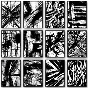 Splash of Abstraction: Exploring Black and White | #08