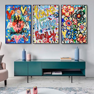 Graffiti Prints |Life Is Beautiful | Artwork #02