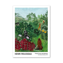 Henri Rousseau | Exotic Forest Jungle | Tropical Forest with Monkeys