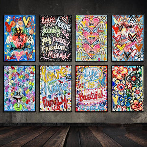Graffiti Prints |Life Is Beautiful | Artwork #07
