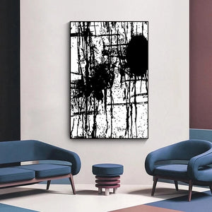 Splash of Abstraction: Exploring Black and White | #10