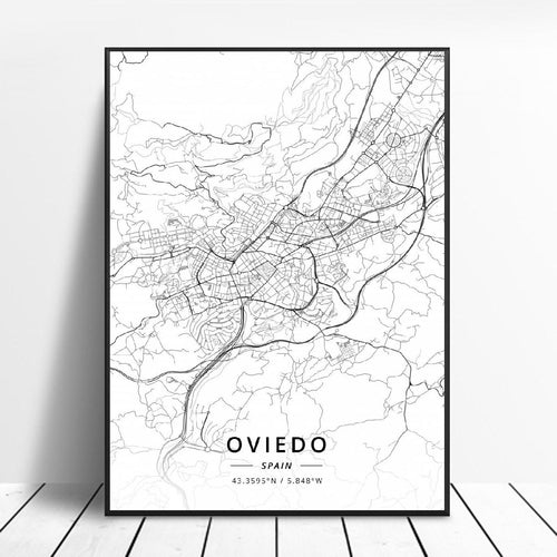 Oviedo City Map