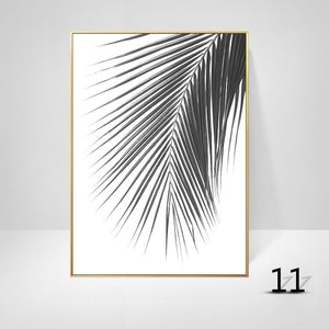Black And White Palm