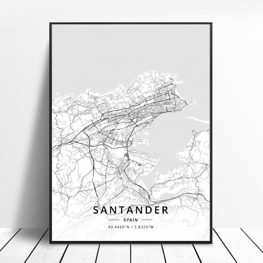 Santander City Map