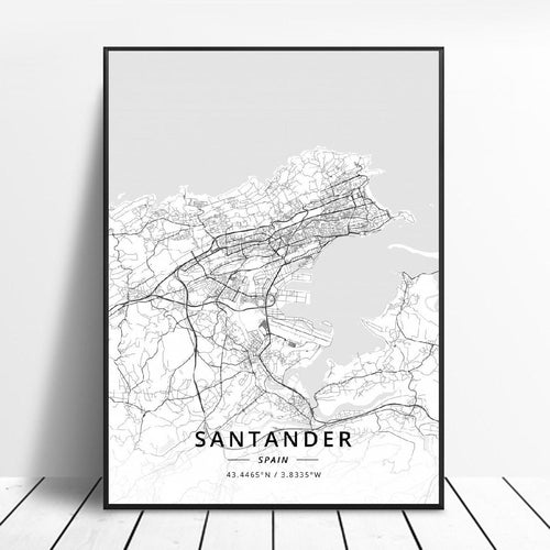 Santander City Map
