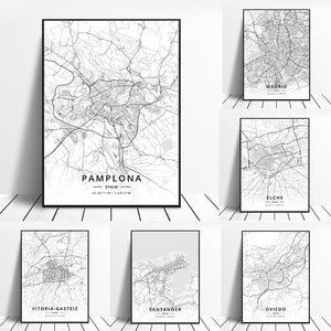 Madrid City Map