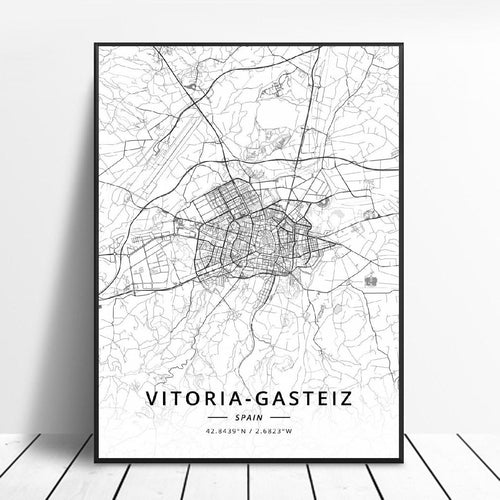 Vitoria-Gasteiz City Map