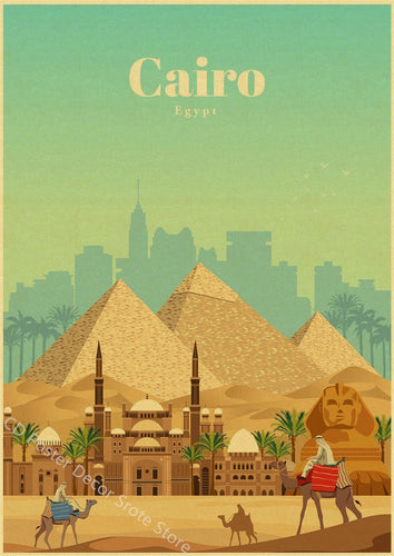 Cairo | World Cities | Travel Poster