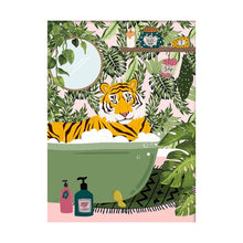 Animal In Bathtub | Tiger