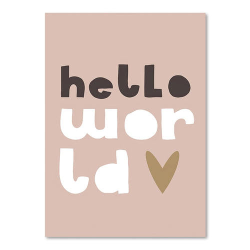 Boho Cartoon | HELLO WORLD