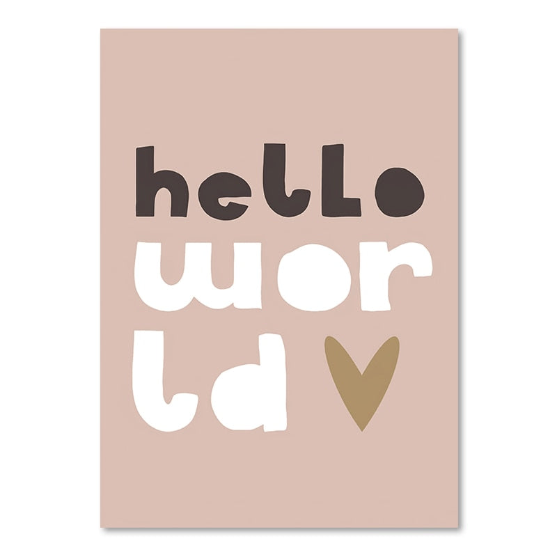 Boho Cartoon | HELLO WORLD