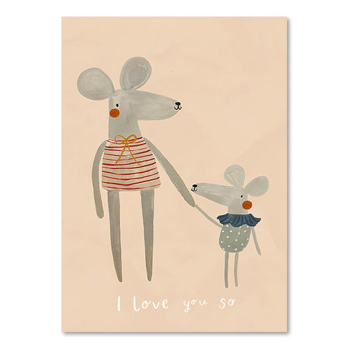 Boho Cartoon | I LOVE YOU SO