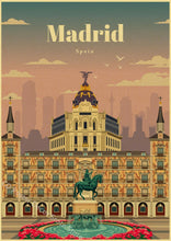 Madrid | World Cities |Travel Poster