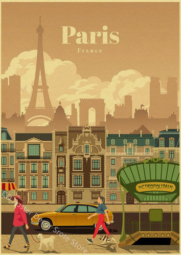 Paris | World Cities | Travel Poster