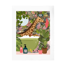 Animal In Bathtub | Giraffe