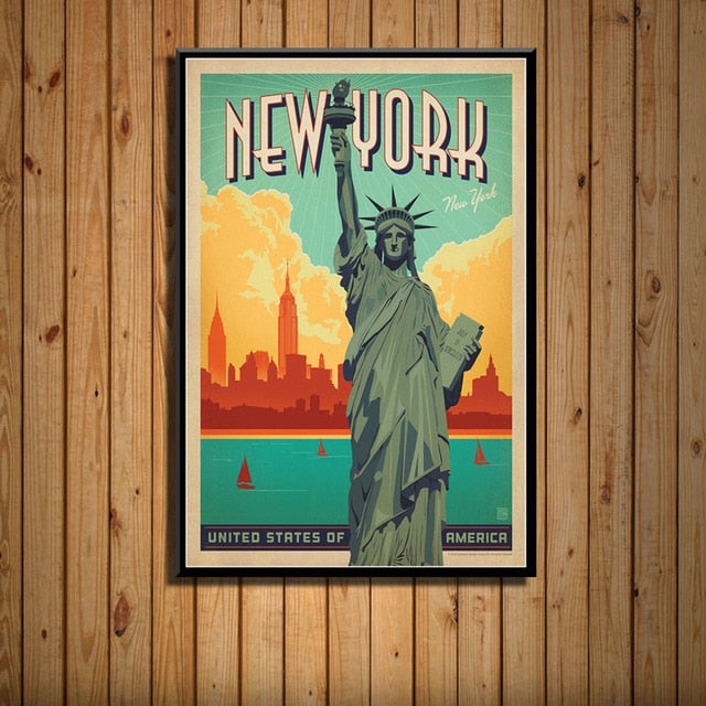 Vintage Travel Cities