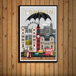 Vintage Travel Cities