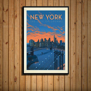 Vintage Travel Cities