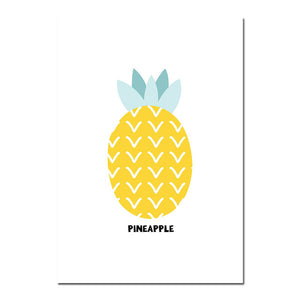 Cartoon Fruit A to Z